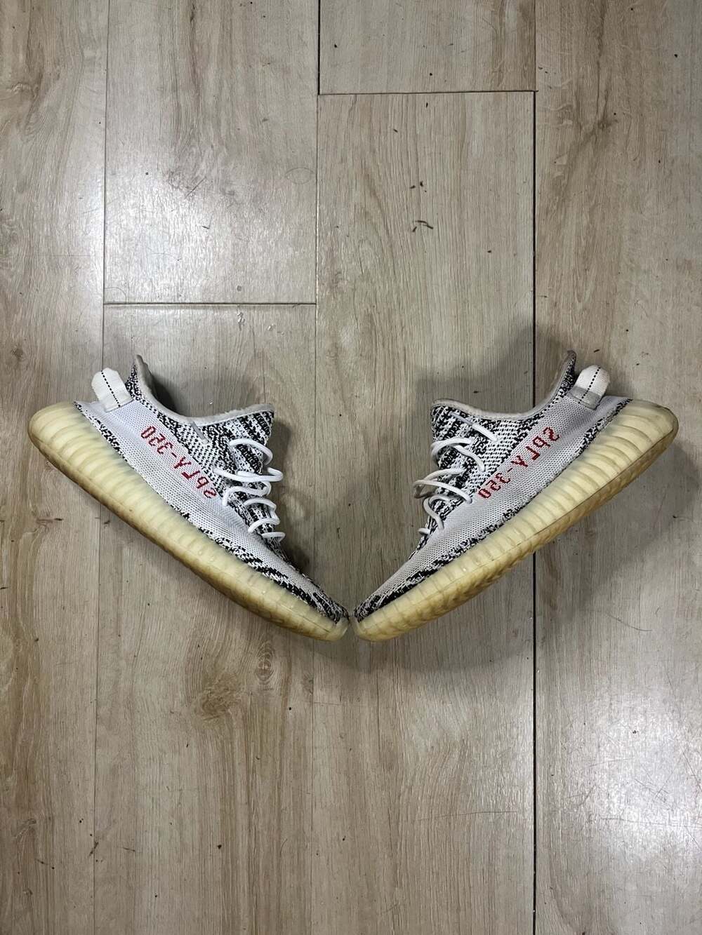 Adidas Yeezy Boost 350 V2 Zebra Sneakers (CP9654)